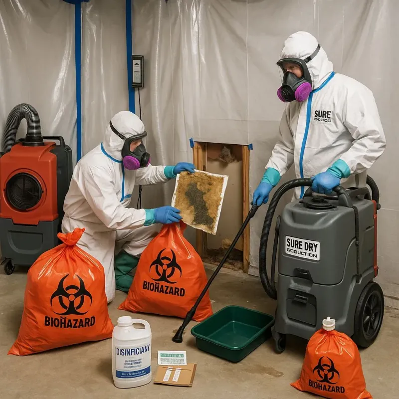 Contaminated Water Handling Protocols process in Oceana County, MI